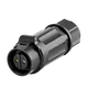 LP12 Insert the two pins of waterproof wire connectors